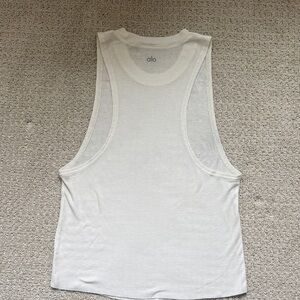 Alo White Tank Top